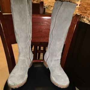 Suede Tall Boots
